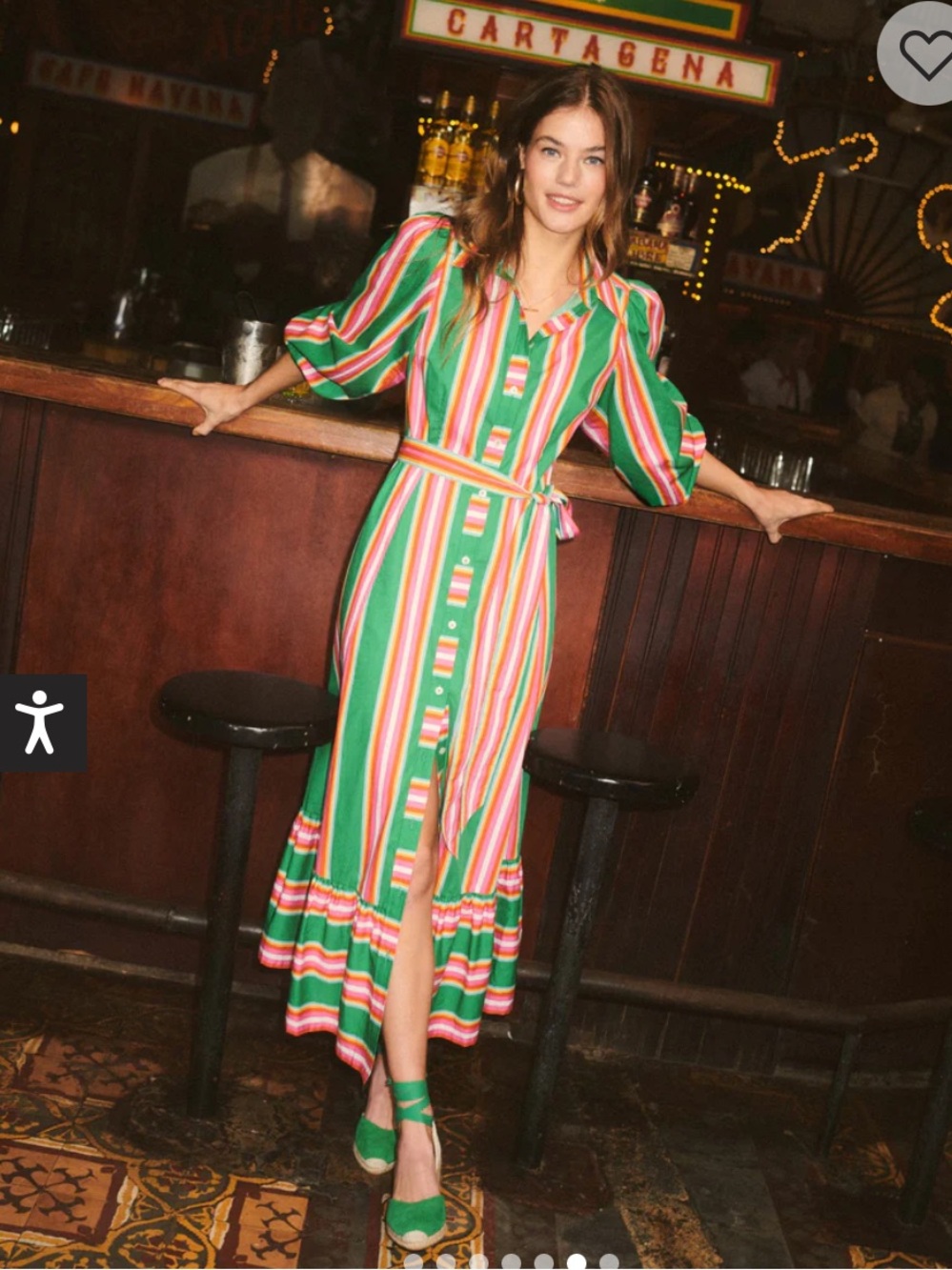 NWT $305 Boden Cotton Midi Shirt Dress size 2R - Picture 4 of 13